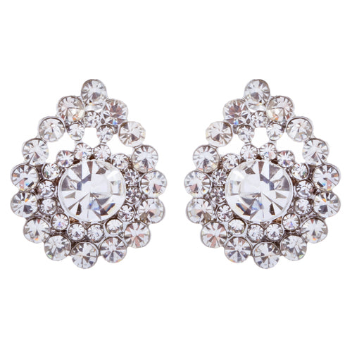 Bridal Wedding Prom Jewelry Simple Teardrop Charm Fashion Earrings E435