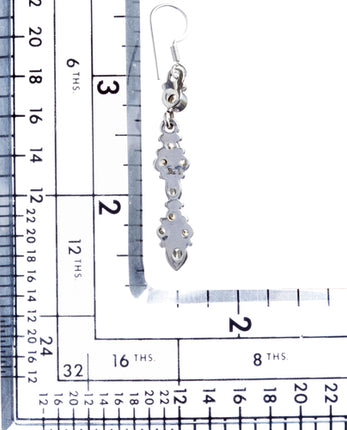 925 Sterling Silver Natural Gemstones Citrine Dangle Earrings FJSVE2149 - Accessoriesforever