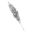 Modern Fashion Crystal Rhinestone One Of A Kind Design Trendy Bracelet B502 SLV