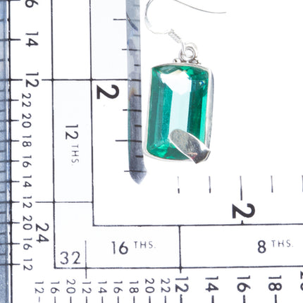 925 Sterling Silver Natural Gemstones Quartz Dangle Earrings FJSVE2127 - Accessoriesforever