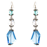 Contemporary Fashion Extraordinary Charms In Various Shapes Earrings E837 Blue