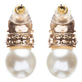 Bridal Wedding Jewelry Crystal Rhinestone Elegant Tear Drop Earrings E863 Gold