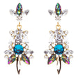 Striking Fashion Crystal Rhinestone Rare Elegant Dangle Earrings E827 Multi