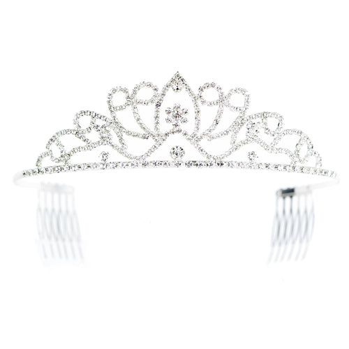 Bridal Wedding Prom Jewelry Crystal Rhinestone Dazzle Headband Tiara HA219 SV