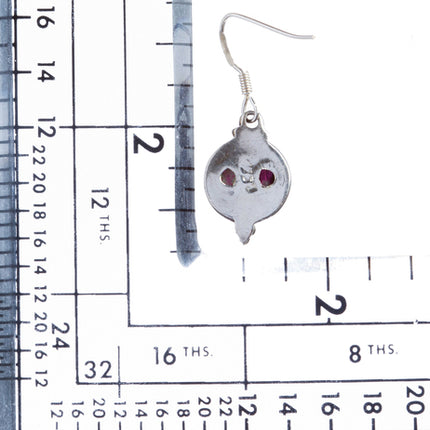 925 Sterling Silver Gemstones Natural Amethyst Dangle Earrings FJSE2164 - Accessoriesforever