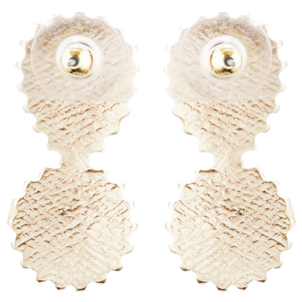 Bridal Wedding Jewelry Prom Simple Sparkle Fashion Dangle Earrings E974 Gold - Accessoriesforever
