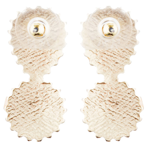 Bridal Wedding Jewelry Prom Simple Sparkle Fashion Dangle Earrings E974 Gold