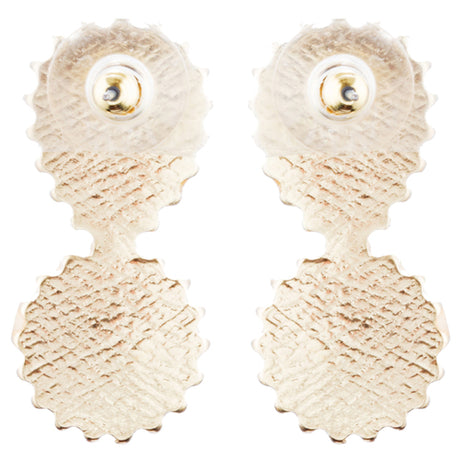 Bridal Wedding Jewelry Prom Simple Sparkle Fashion Dangle Earrings E974 Gold
