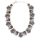 Stunning Sparkle Crystal Rhinestone Fashion Statement Necklace N100 Black