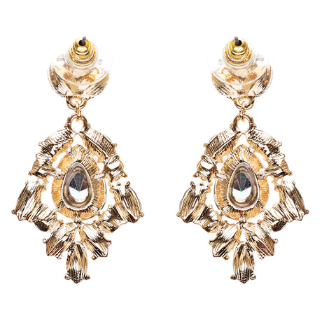 Modern Fashion Crystal Rhinestone Stylish Dangle Earrings E707 Green