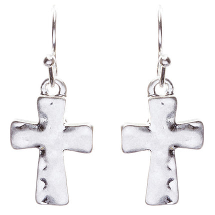 Cross Jewelry Simple Yet Fascinating Spiritual Charm Necklace Set JN223 Blue