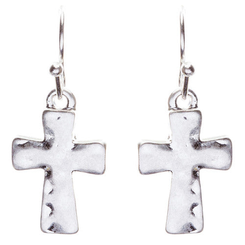 Cross Jewelry Simple Yet Fascinating Spiritual Charm Necklace Set JN223 Blue - Accessoriesforever