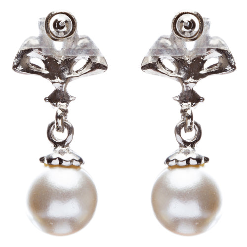 Bridal Wedding Jewelry Crystal Rhinestone Pearl Trendy Chic Dangle Earrings E869 - Accessoriesforever
