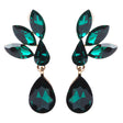 Gorgeous Chic Unique Simple Bridal Teardrop Dangle Fashion Earrings Gold Green