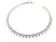 Bridal Necklace Choker Row Austrian Crystal Rhinestone