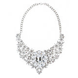 Bridal Wedding Jewelry Crystal Rhinestone Enthrallingly Beautiful Necklace J520C