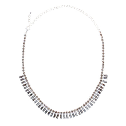 Bridal Wedding Jewelry Set Crystal Rhinestone Chic Trendy Sparkling Necklace - Accessoriesforever