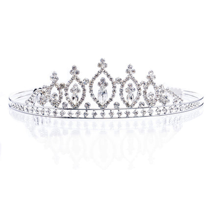Bridal Wedding Jewelry Crystal Rhinestone Stunning Classic Hair Headband Tiara - Accessoriesforever