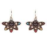 State-Of-The-Art Meticulous Dream Catcher Design Charm Necklace Set JN227 Black