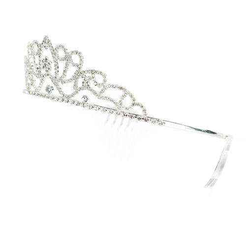 Bridal Wedding Prom Jewelry Crystal Rhinestone Dazzle Headband Tiara HA219 SV - Accessoriesforever