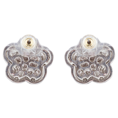 Sophisticated Classic Gorgeous Two-Tone Crystal Rhinestone Earrings E992 GDSV - Accessoriesforever