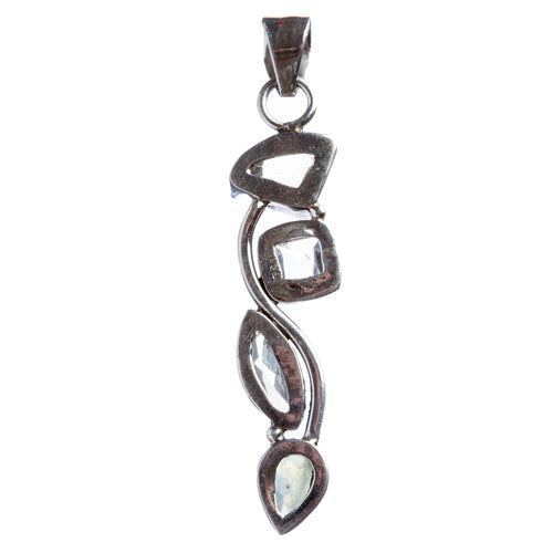 925 Sterling Silver Natural Gemstones Citrine Pendant FJSVP2055 - Accessoriesforever