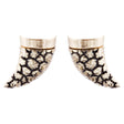 Fun Cute Adorable Horn Design Fashion Stud Style Earrings E987 Gold