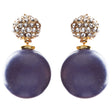 Elegance Fashion Crystal Rhinestone High Quality Stone Dangle Earrings E826 VIO