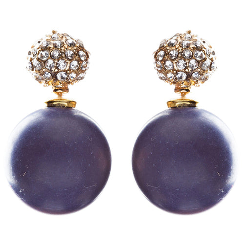 Elegance Fashion Crystal Rhinestone High Quality Stone Dangle Earrings E826 VIO