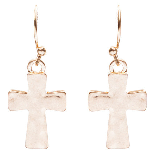 Cross Jewelry Simple Yet Fascinating Spiritual Charm Necklace Set JN223 Ivory - Accessoriesforever
