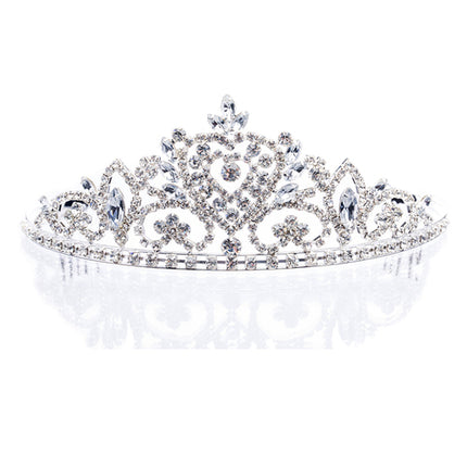 Bridal Wedding Jewelry Crystal Rhinestone Dazzle Vintage Hair Headband Tiara - Accessoriesforever