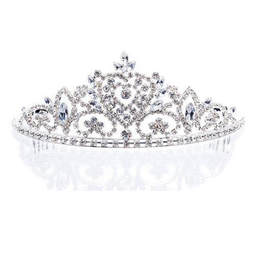 Bridal Wedding Jewelry Crystal Rhinestone Dazzle Vintage Hair Headband Tiara - Accessoriesforever