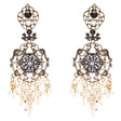 Elegance Fashion Crystal Rhinestone Beautifully Crafted Earrings E812 Cream