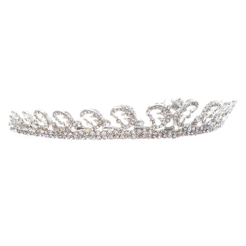 Bridal Wedding Jewelry Crystal Rhinestone Remarkable Crown Hair Tiara HA174Clear - Accessoriesforever