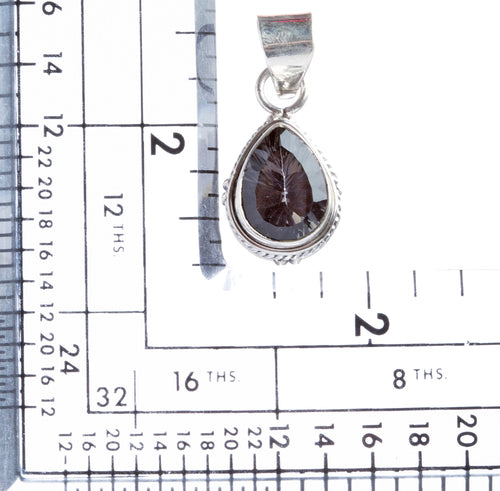 925 Sterling Silver Natural Gemstones Amethyst Pendant FJSVP2076