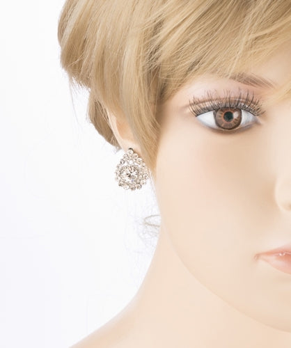 Bridal Wedding Prom Jewelry Simple Teardrop Charm Fashion Earrings E435 - Accessoriesforever