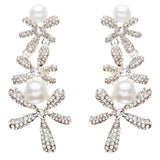 Bridal Wedding Jewelry Crystal Rhinestone Accurately Crafted Necklace J548 SV