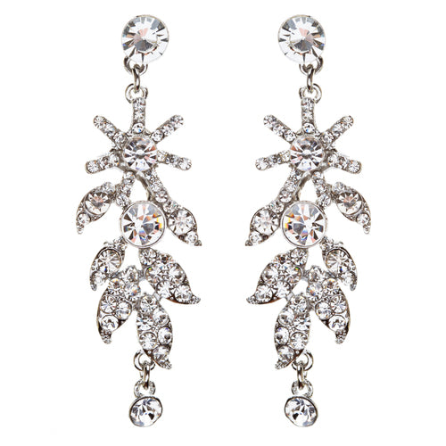 Bridal Wedding Jewelry Crystal Rhinestone Enthrallingly Beautiful Necklace J520C