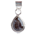 925 Sterling Silver Natural Gemstones Amethyst Pendant FJSVP2076