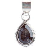 925 Sterling Silver Natural Gemstones Amethyst Pendant FJSVP2076