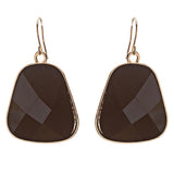 Striking Elegant Bold Design Crystal Statement Necklace Set JN171 Black