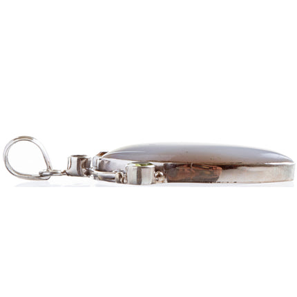 925 Sterling Silver Natural Gemstones Agate Multigems Pendant FJSVP2103 - Accessoriesforever