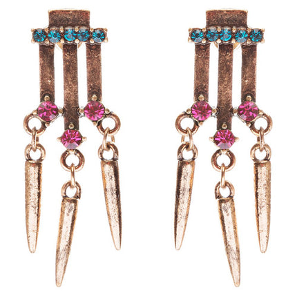 Tribal Fashion Fascinatingly Bold Statement Multi Layer Necklace JN263 Multi - Accessoriesforever