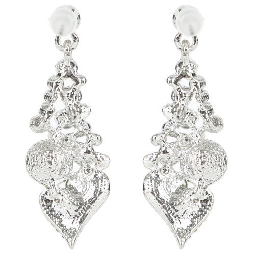 Bridal Wedding Prom Jewelry Chic Sparkling Crystal Rhinestone Earrings E1192 SV - Accessoriesforever