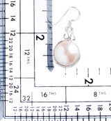 925 Sterling Silver Natural Gemstones Pearl Dangle Earrings FJSVE2116
