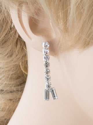 Bridal Wedding Jewelry Set Crystal Rhinestone Chic Trendy Sparkling Necklace - Accessoriesforever