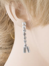 Bridal Wedding Jewelry Set Crystal Rhinestone Chic Trendy Sparkling Necklace
