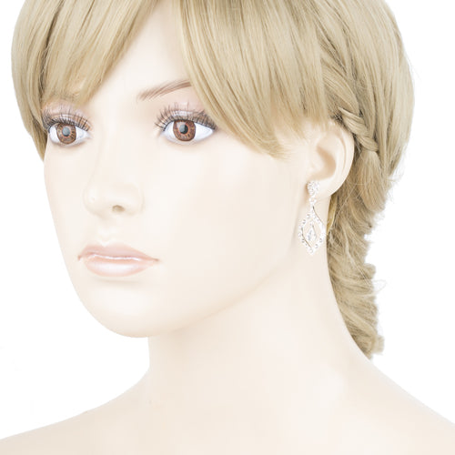Bridal Wedding Prom Jewelry Classic Sparkling Crystal Rhinestone Earrings E1193 - Accessoriesforever