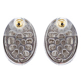 Sophisticated Classic Gorgeous Two-Tone Crystal Rhinestone Earrings E990 GDSV