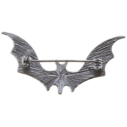 Halloween Costume Jewelry Spooky Bat Brooch Pin Neon Lime Green BH230 - Accessoriesforever